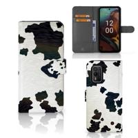 Nokia XR21 | Telefoonhoesje | Met pasjeshouder | Koeienvlekken - thumbnail