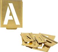 Kukko Schrijfsjablonen-set | letters A-Z | letterhoogte 100 mm | speciaal plaatstaal | 1 stuk - 327-100-B 327-100-B - thumbnail