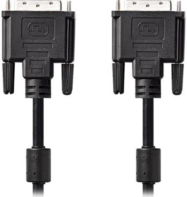 Nedis DVI-Kabel | DVI-D 24+1-Pins Male | DVI-D 24+1-Pins Male | 10 m | 1 stuks - CCGP32001BK100 CCGP32001BK100