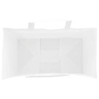 VidaXL Papieren zakken 250 st met hengsels 15x8x21 cm wit - thumbnail
