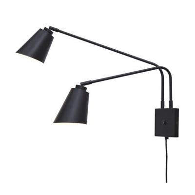 its about RoMi Wandlamp 'Bremen' 2-lamps, kleur Zwart