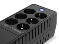 Conceptronic ZEUS05E UPS Stand-by (Offline) 0,65 kVA 360 W 6 AC-uitgang(en) - thumbnail