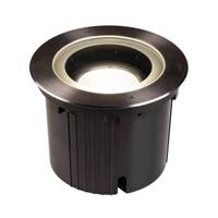 SLV buiten grondspot Dasar 270 rond - zwart / roestvrij staal 4000k symm - thumbnail