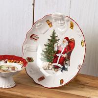 Villeroy & Boch Toy's Fantasy Schaal relief kerstman 24,5 cm - thumbnail