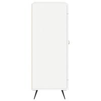 Dressoir 69,5x34x90 cm bewerkt hout wit - thumbnail