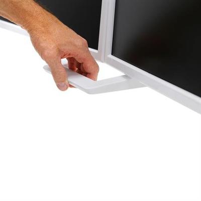 Ergotron HX Dual Arm Desk Mount Monitor-tafelbeugel 2-voudig 38,1 cm (15) - 81,3 cm (32) Wit Draaibaar, In hoogte verstelbaar, Kantelbaar, Zwenkbaar