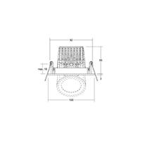 Brumberg 12401073 12401073 LED-inbouwlamp LED 15 W Wit - thumbnail