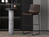 Barkruk MANCINI donkerbruin - thumbnail