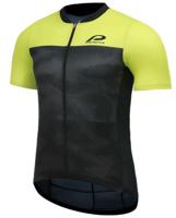 Protective fietsshirt P Transform heren polyester zwart/lime mt 2XL - thumbnail