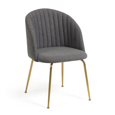 Kave Home Lumina eetkamerstoel Donkergrijs