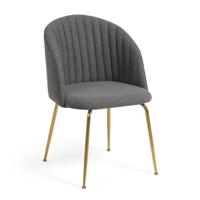 Kave Home Lumina eetkamerstoel Donkergrijs - thumbnail