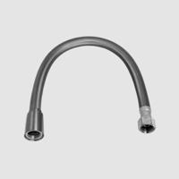 Flexibele Aansluitslang Clou 30 Cm Gunmetal Geborsteld 2x 3/8” en 1x 1/2 - thumbnail