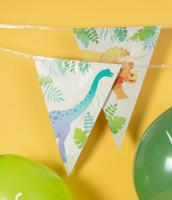 Vlaggenlijn Dino folie 10 meter - thumbnail