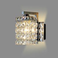 Enkele hoofd creatieve eenvoudige moderne slaapkamer woonkamer gangpad corridor Crystal muur lamp met 5W LED lichtbron - thumbnail