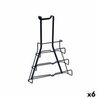 Standaard voor keukengerei Kinvara W7134 W7134 Metaal Ijzer 27 x 37 x 9 cm 27 x 35,5 x 9 cm Deksel Braadpan (6 Stuks) - thumbnail