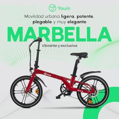 Elektrische Fiets Youin BK1350R MARBELLA Rood 250 W 20"