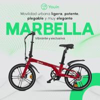 Elektrische Fiets Youin BK1350R MARBELLA Rood 250 W 20" - thumbnail