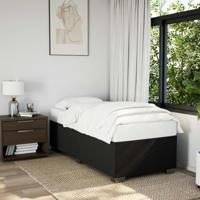 Bedframe zonder matras 80x200 cm stof zwart - thumbnail