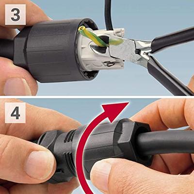 Phoenix Contact 1065121 Connector Stekker, recht Totaal aantal polen: 4 + PE 16 A, 10 A Zwart 1 stuk(s)