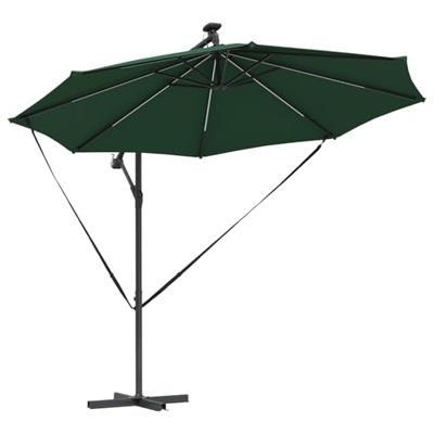 Cantilever Banana Parasol met slot Groen 294 x 294 x 248 cm Cantilever Banana Parasol met slot Groen 294 x 294 x 248 cm