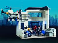 PLAYMOBIL Action Heroes - Politiestation met voertuigen Constructiespeelgoed - thumbnail