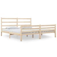 Bedframe massief grenenhout 140x190 cm - thumbnail