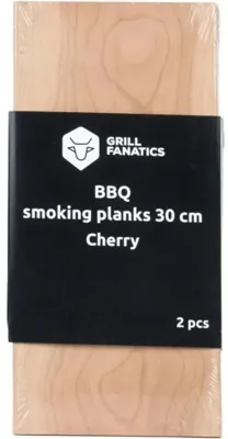 Grill Fanatics rookplankjes cherry 30 cm - 2 stuks Grill Fanatics rookplankjes cherry 30 cm - 2 stuks