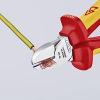Knipex zijsnijtang verchr./comfort 160 mm vde - 70 06 160 sb - 7006160sb - thumbnail