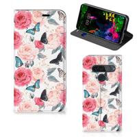LG G8s Thinq Smart Cover Butterfly Roses - thumbnail