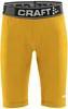 Craft 1906862 Pro Control Compression Short Tights JR - Yellow - 158/164