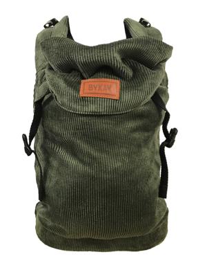 ByKay Click Carrier Classic draagzak ribfluweel Moss Green ByKay Click Carrier Classic draagzak ribfluweel Moss Green