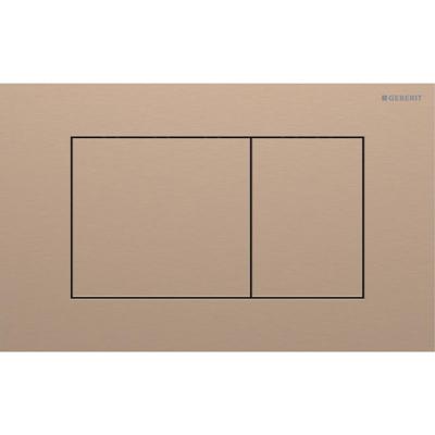 Geberit Drukplaat Sigma 40, 2-toets Square RVS Roodgoud