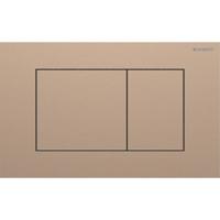 Geberit Drukplaat Sigma 40, 2-toets Square RVS Roodgoud - thumbnail