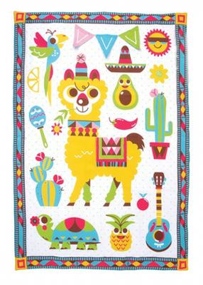 Yookidoo speelkleed Fiesta 145 x 100 cm textiel 4 delig