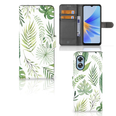 OPPO A17 Hoesje Leaves OPPO A17 Hoesje Leaves