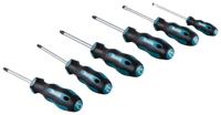 Makita E-10528 Schroevendraaierset 6-delig SL4 / SL5,5 / PH1 / PH2 / PZ1 / PZ2 - thumbnail
