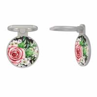 Zilveren telefoon ring houder - Rose story - thumbnail