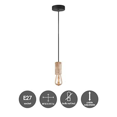 Home sweet home hanglamp Billy small - houten tak