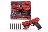 Bongers Speelgoed Tack pro crow ii met 6 darts 23 cm - thumbnail