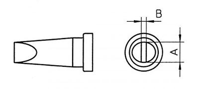 Weller LT-CS Soldeerpunt Ronde vorm Grootte soldeerpunt 3.2 mm Inhoud: 1 stuk(s)