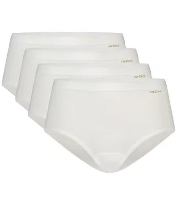 Ten Cate Basics Midi Slip 4-pack Wit-XXL