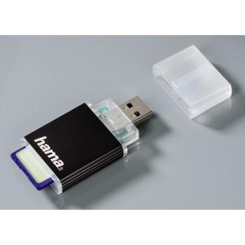 Hama USB-3.0-UHS-II-kaartlezer SD Alu Antraciet