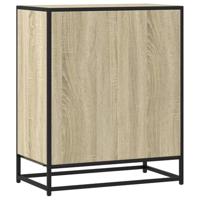 Dressoir 62x35x76 cm bewerkt hout sonoma eikenkleurig - thumbnail