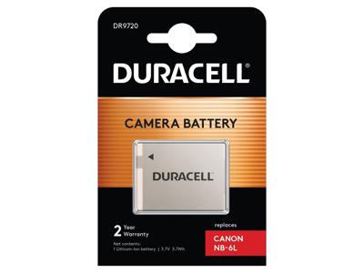 Duracell NB-6L Camera-accu Vervangt originele accu NB-6L 3.7 V 700 mAh - thumbnail