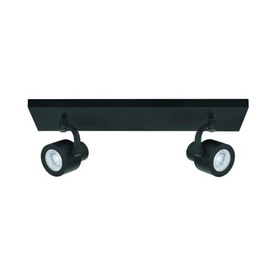 Highlight SpotAlto zwart 2-lichts recht - S7397.01