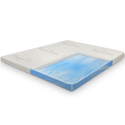 Topper Organic Cotton Koudschuim 120x220 dikte 9 cm