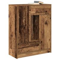 Dressoir met lades en deuren 73x31x90 cm oud hout - thumbnail