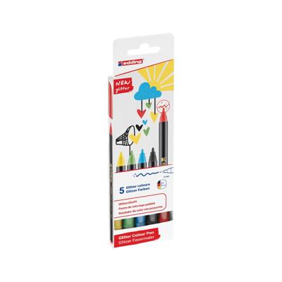 Fineliner edding 1200 f 5st glitter assorti Fineliner edding 1200 f 5st glitter assorti