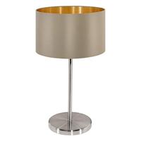 Eglo Landelijke tafellampMaserlo Beige/Goud - 31629 - thumbnail