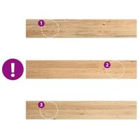 Vensterbanken 2 st onbehandeld 120x20x2 cm massief eikenhout - thumbnail